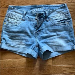 Denim shorts